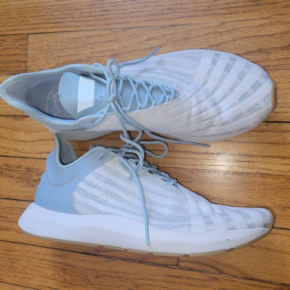 Saysh One Women's White Blue Lightweight Allyson Felix Shoes Sneakers Size 8